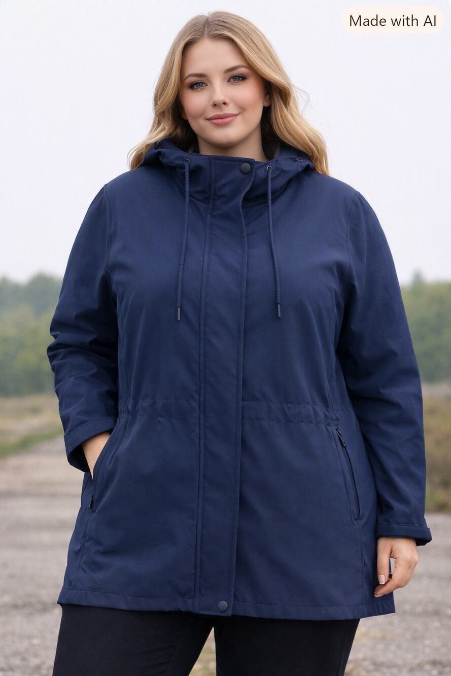 Outdoor Ventures Shell Jacket – XL – Navy – 96% Polyester / 4% Elastane